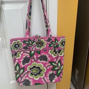 Pink Vera Bradley Tote Bag